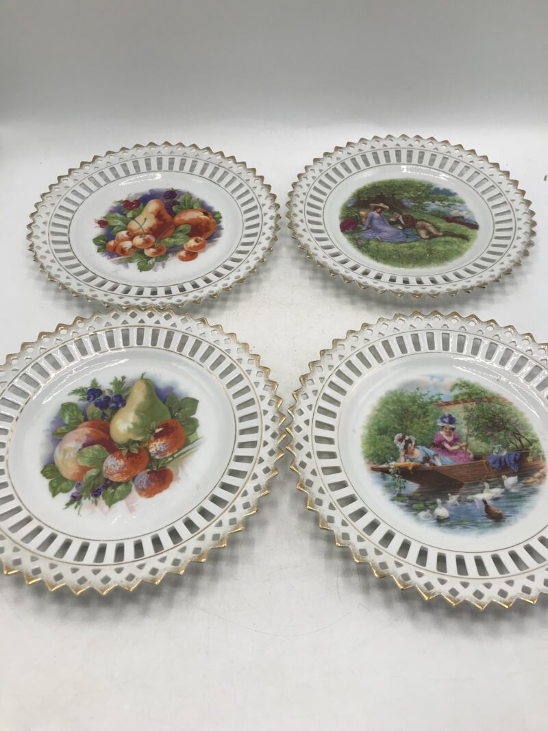 Lot de 4 assiettes dentelées – Image 8