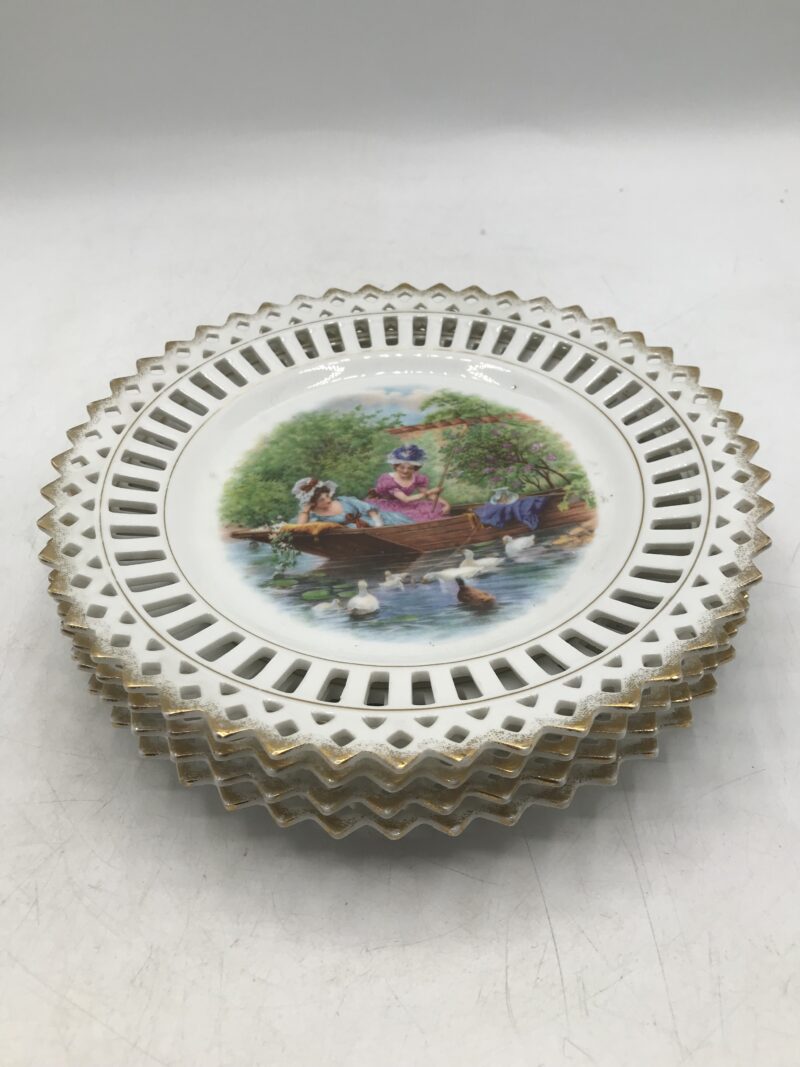 Lot de 4 assiettes dentelées – Image 6