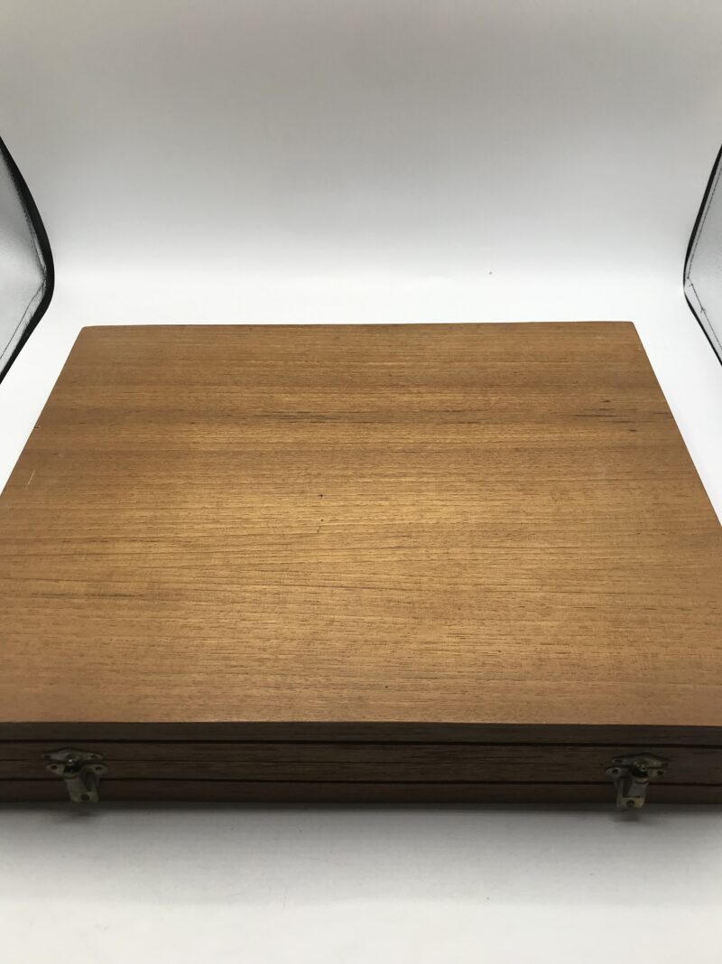 Ménagère complète en laiton et bois – Image 5