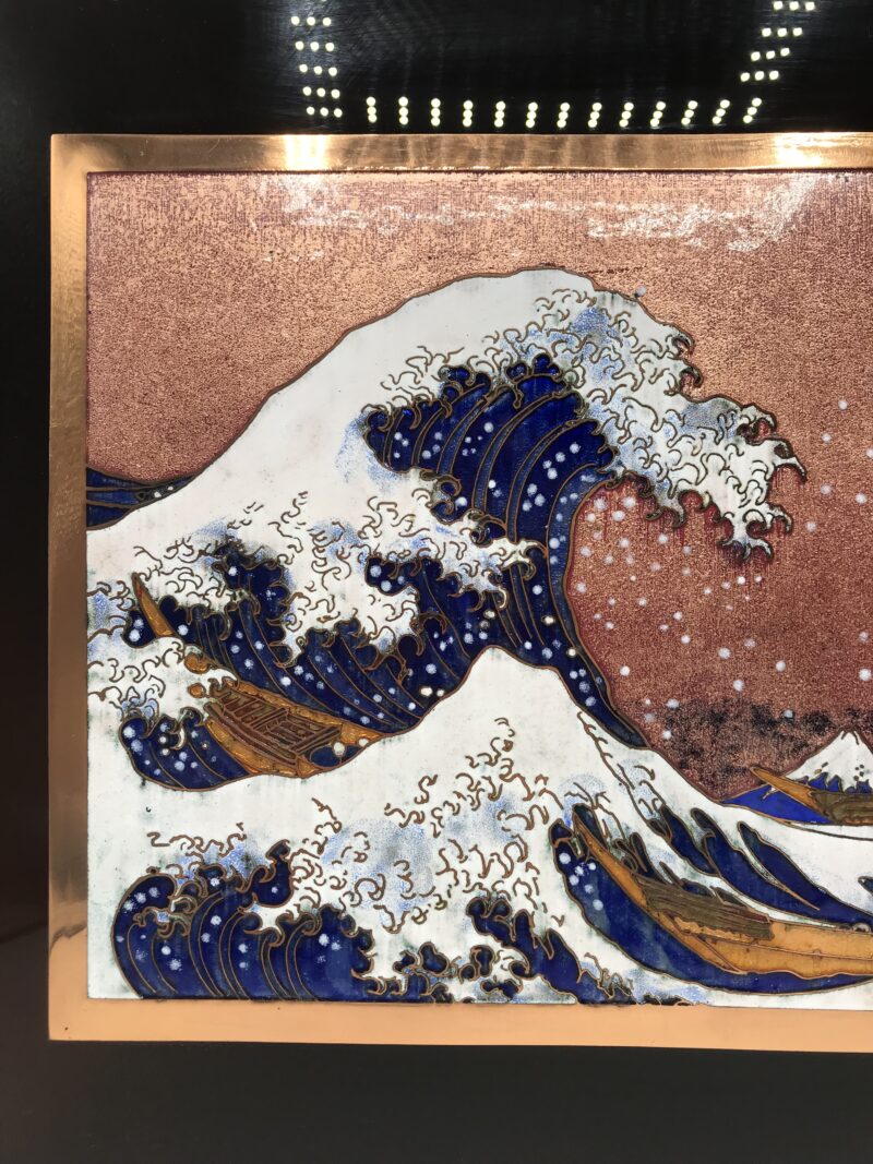 Tableau "La vague" signé M. Blanc – Image 8