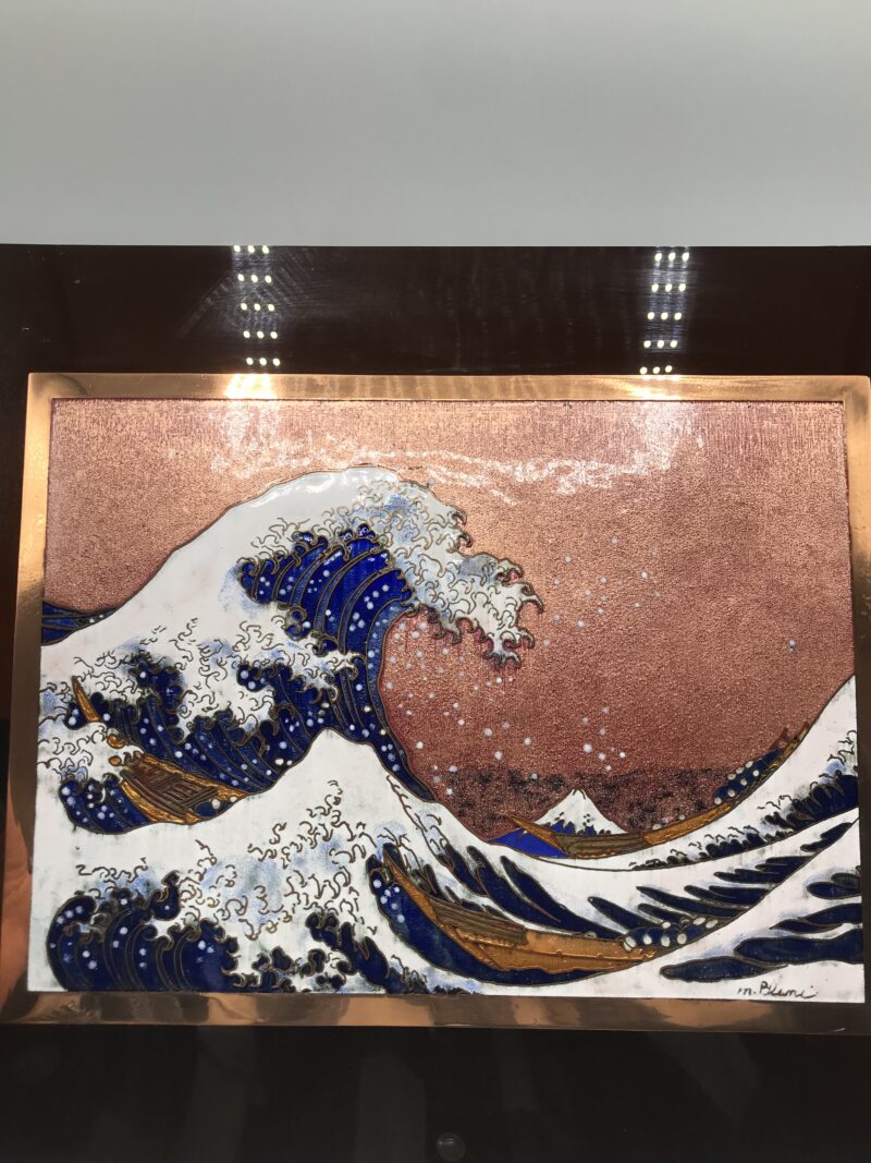 Tableau "La vague" signé M. Blanc – Image 9