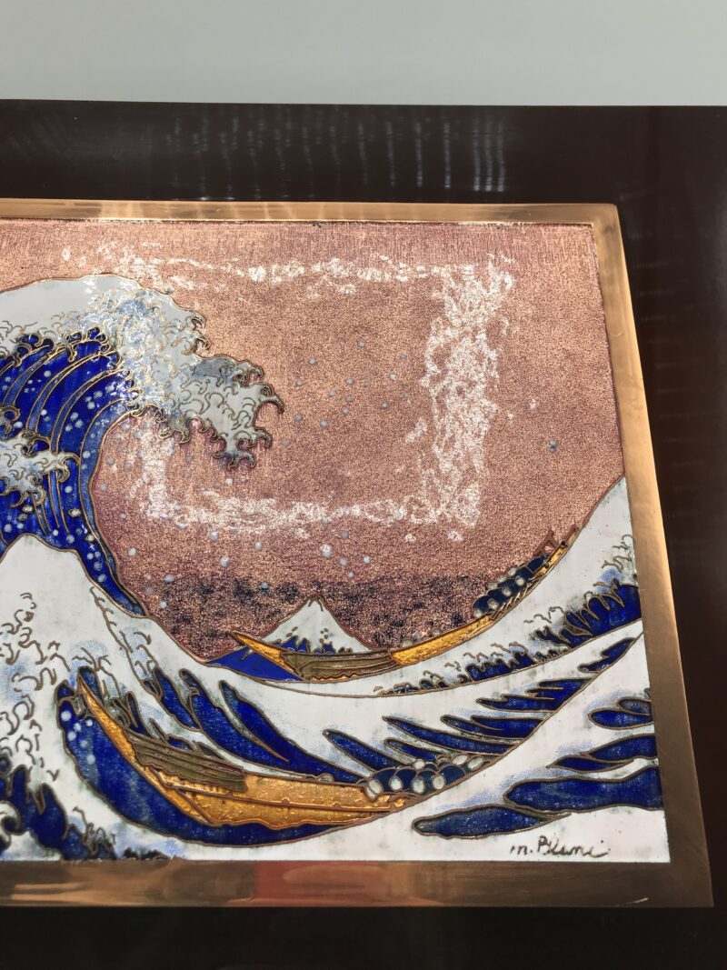 Tableau "La vague" signé M. Blanc – Image 10