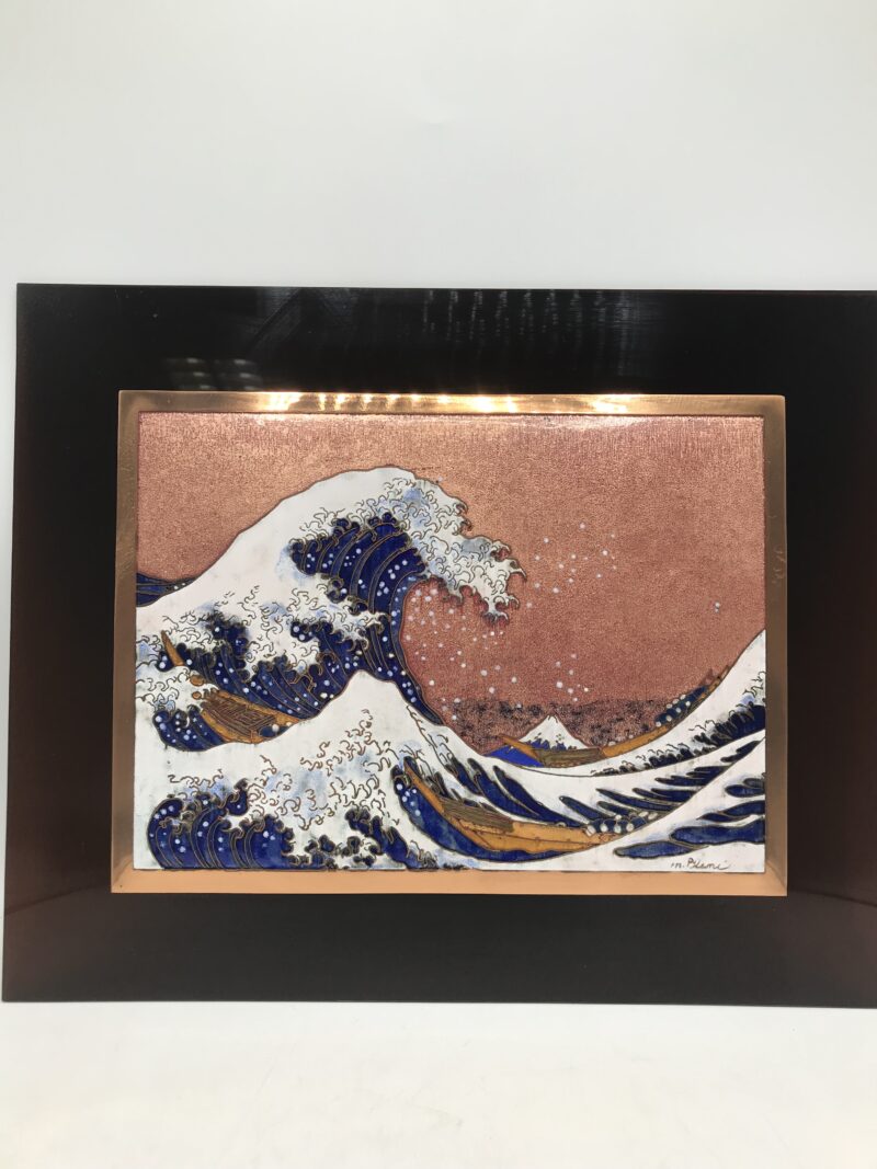 Tableau "La vague" signé M. Blanc – Image 2