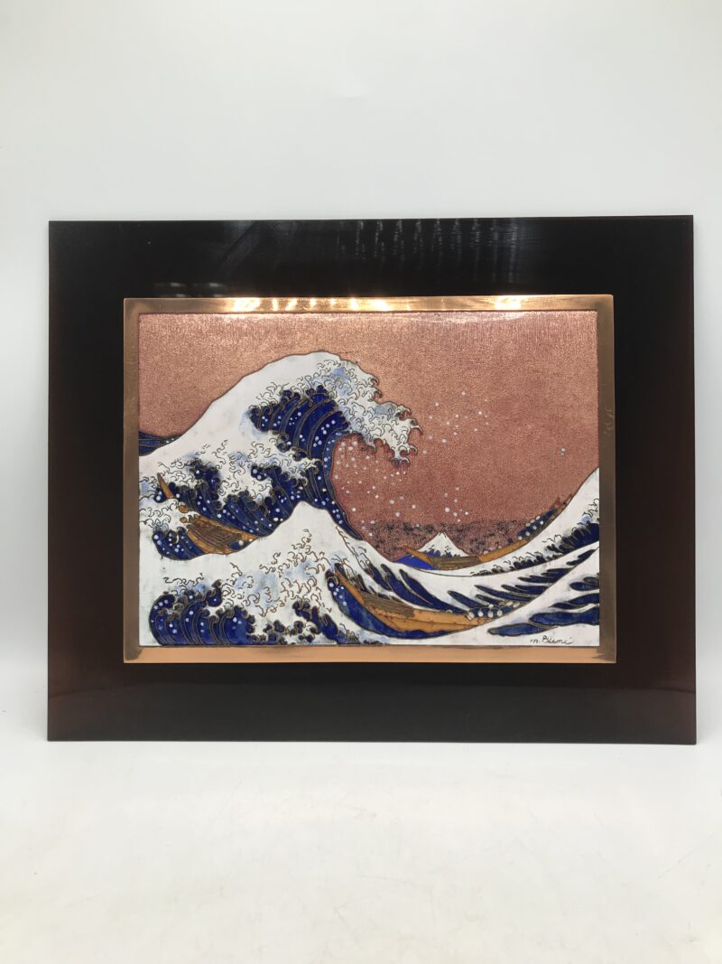 Tableau "La vague" signé M. Blanc – Image 3