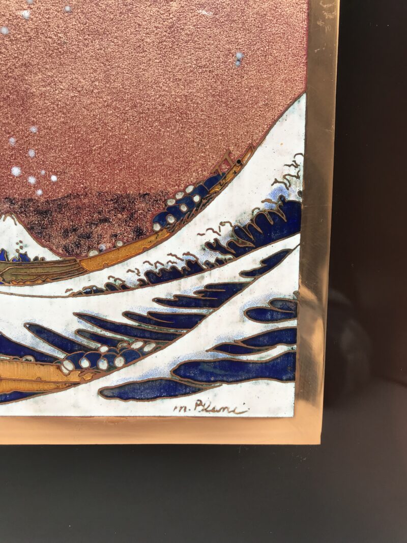 Tableau "La vague" signé M. Blanc – Image 4