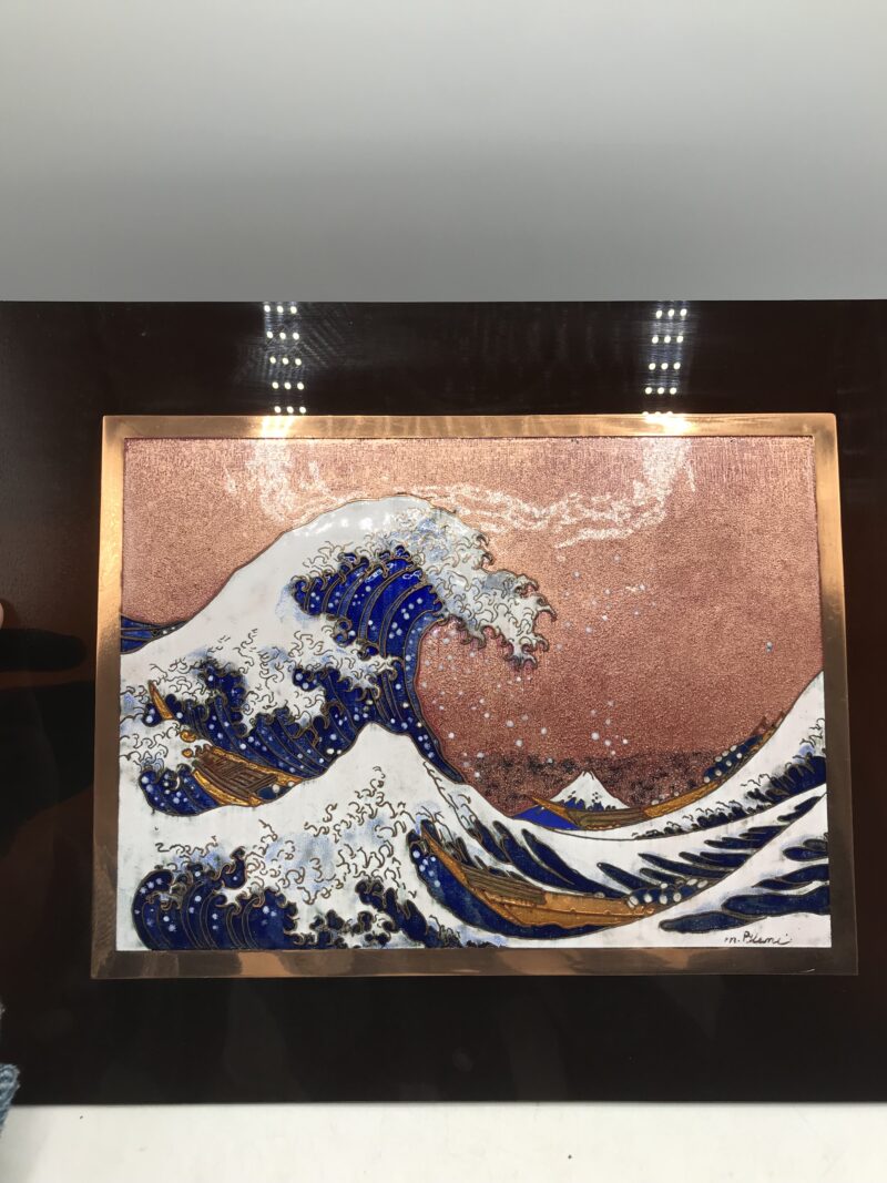 Tableau "La vague" signé M. Blanc – Image 6