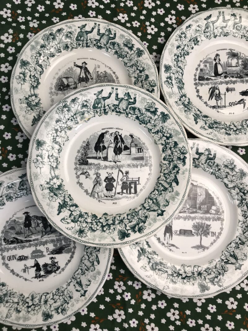 assiettes creil et montereau