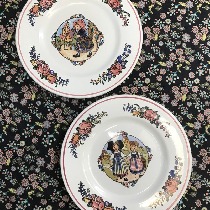 assiettes plates Hansi