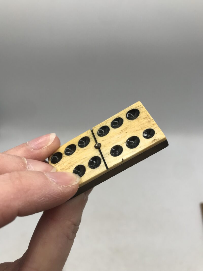 Dominos en ébène et os – Image 5