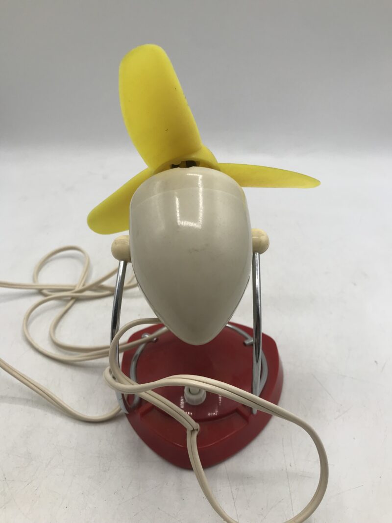 Petit ventilateur vintage Philips jaune – Image 2