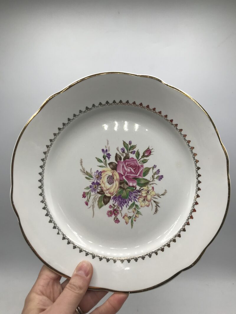 Lot de 6 assiettes fleurs Lunéville – Image 6