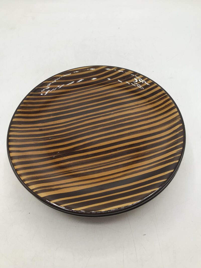 Lot de 6 assiettes Digoin "Domino" – Image 5