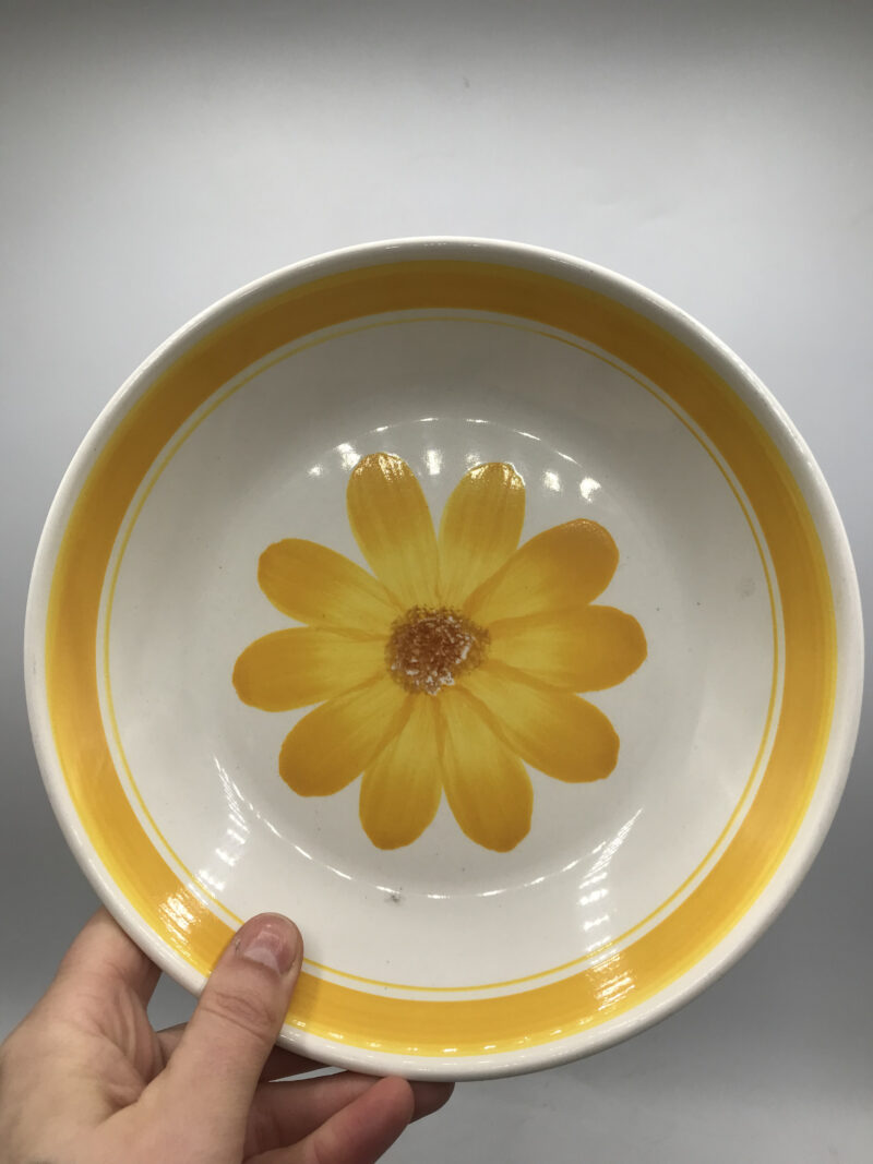 Lot de 4 assiettes "Roseline" Digoin – Image 4