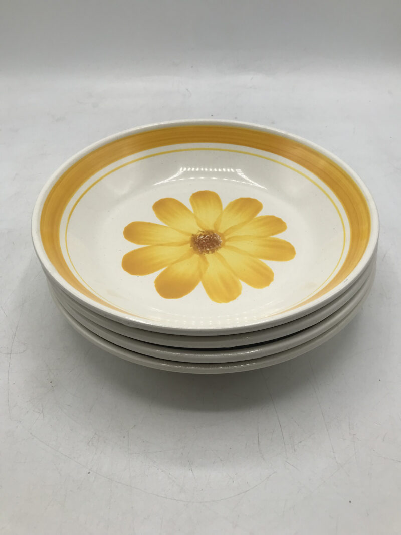 Lot de 4 assiettes "Roseline" Digoin – Image 5