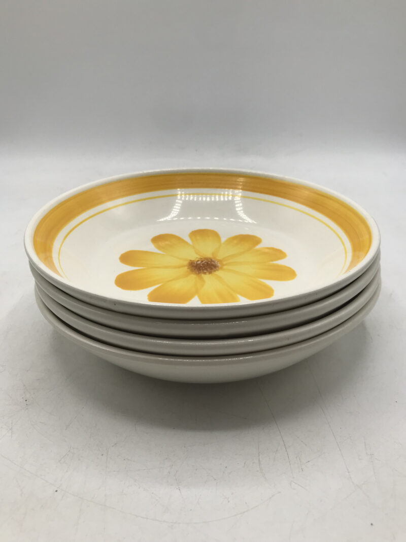 Lot de 4 assiettes "Roseline" Digoin – Image 6