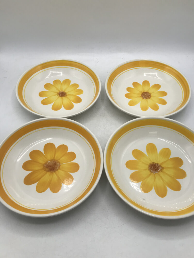 Lot de 4 assiettes "Roseline" Digoin – Image 11