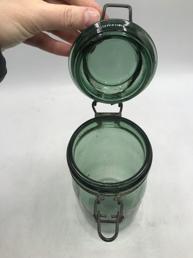 Duo de bocaux vintage vert – Image 6