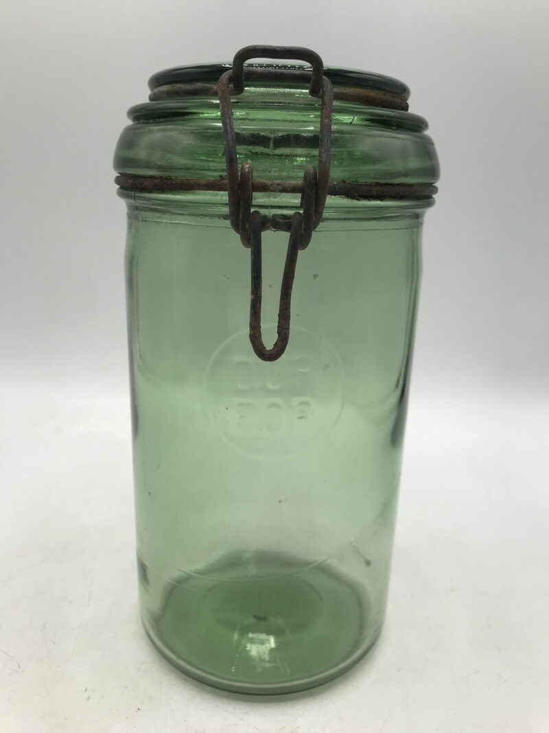 Duo de bocaux vintage vert – Image 9