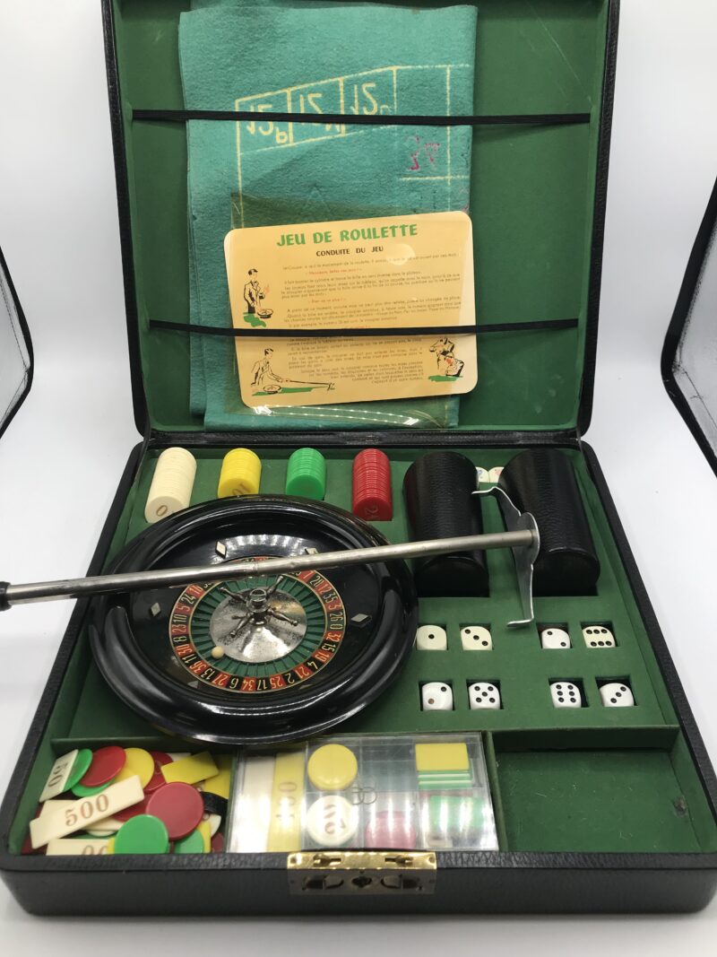 Ancien coffret de jeux roulette – Image 2