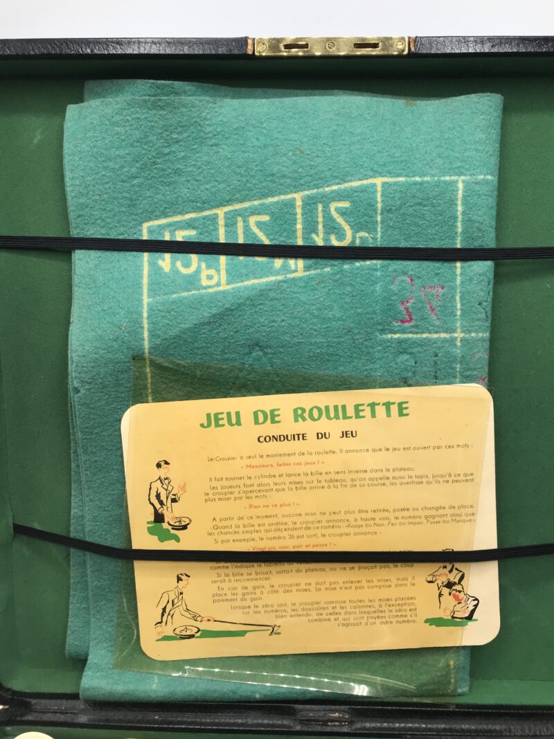 Ancien coffret de jeux roulette – Image 6