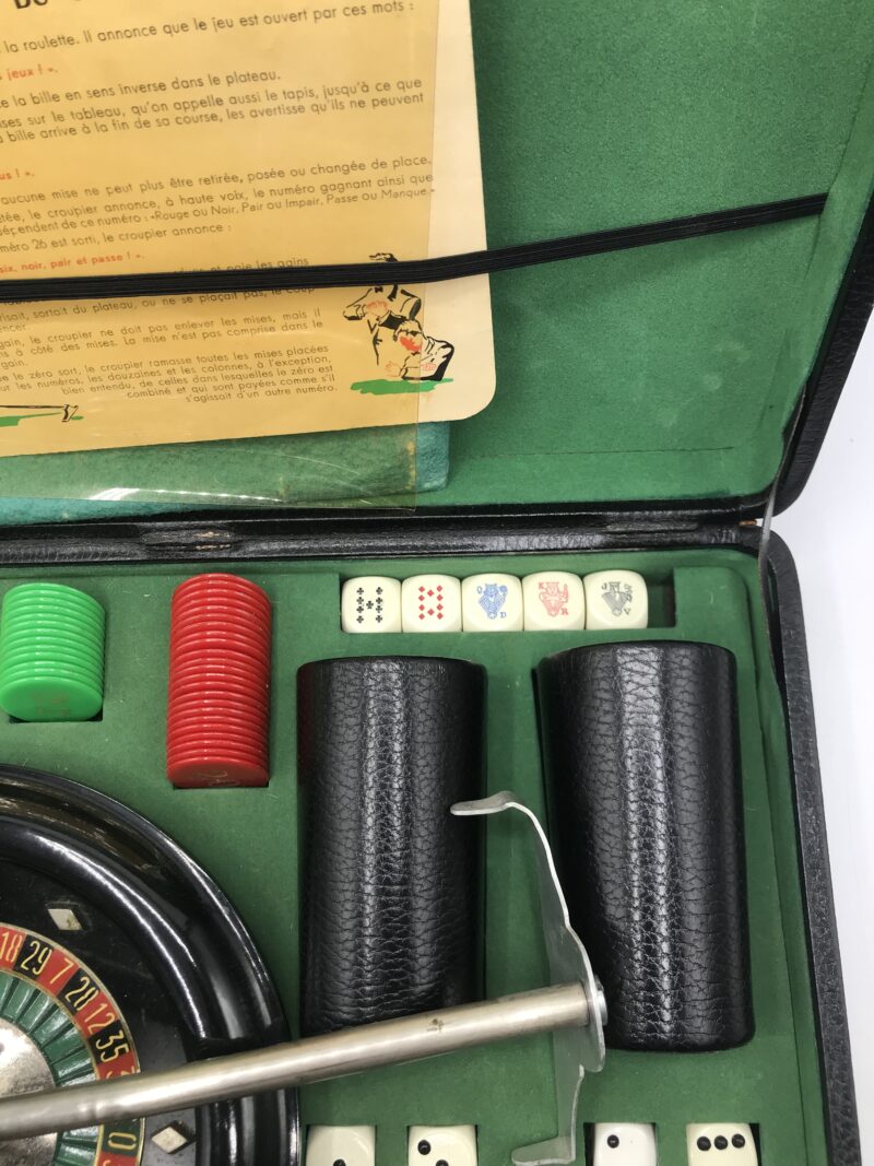 Ancien coffret de jeux roulette – Image 9