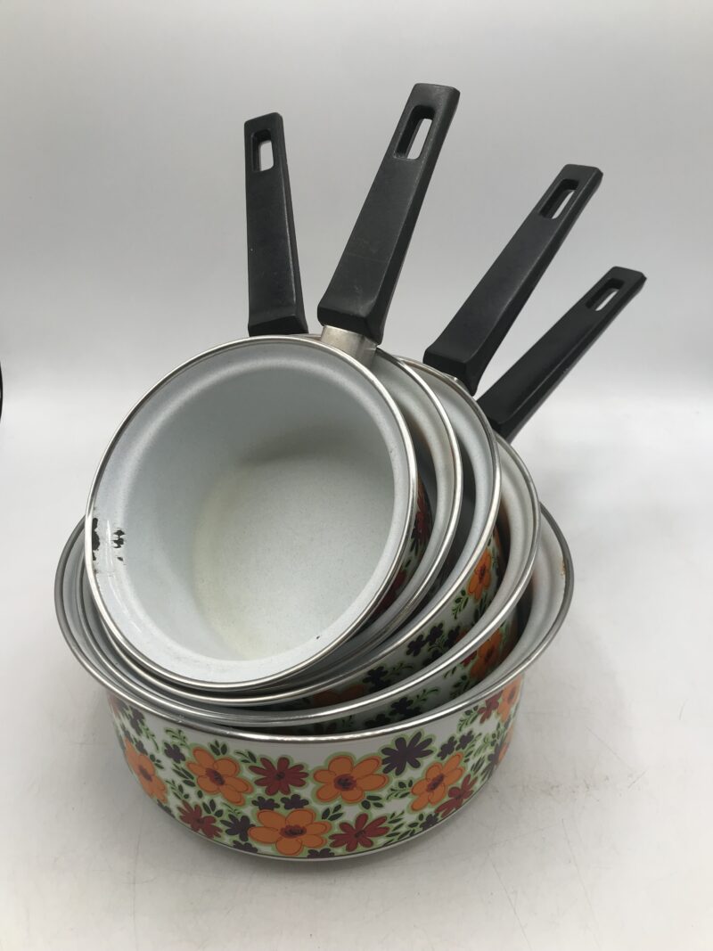 Set De 5 Casseroles Inox Avec 4 Couvercles Verre – Compatible Induction, Design élégant, Lave-vaisselle