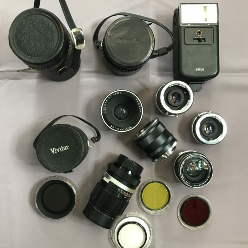 objectifs minolta vintage