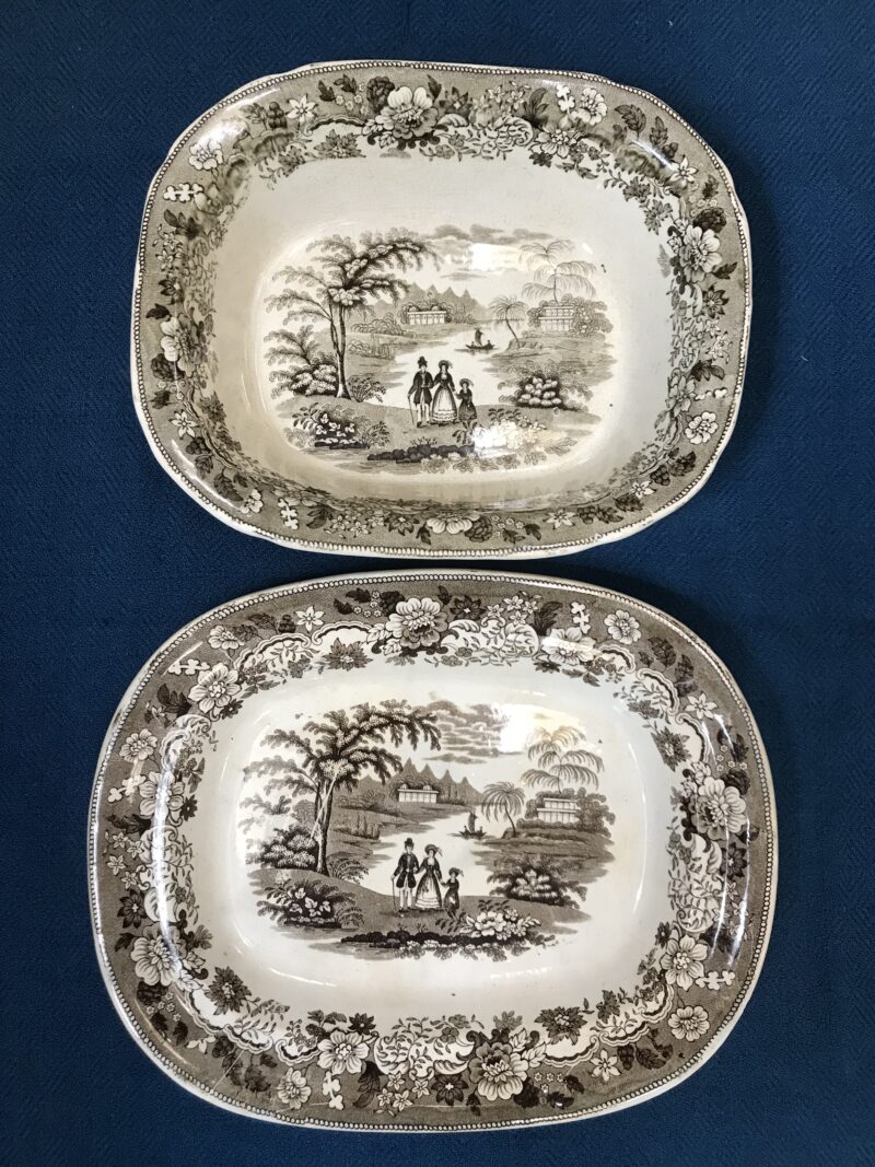 plat antique ironstone china eton college