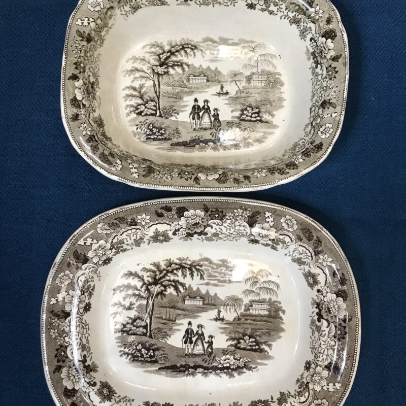 plat antique ironstone china eton college