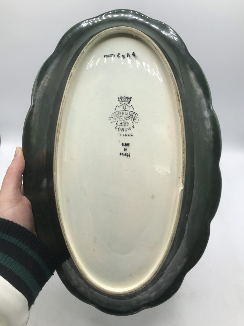 Plat Longwy Tourmaline 1950 – Image 7