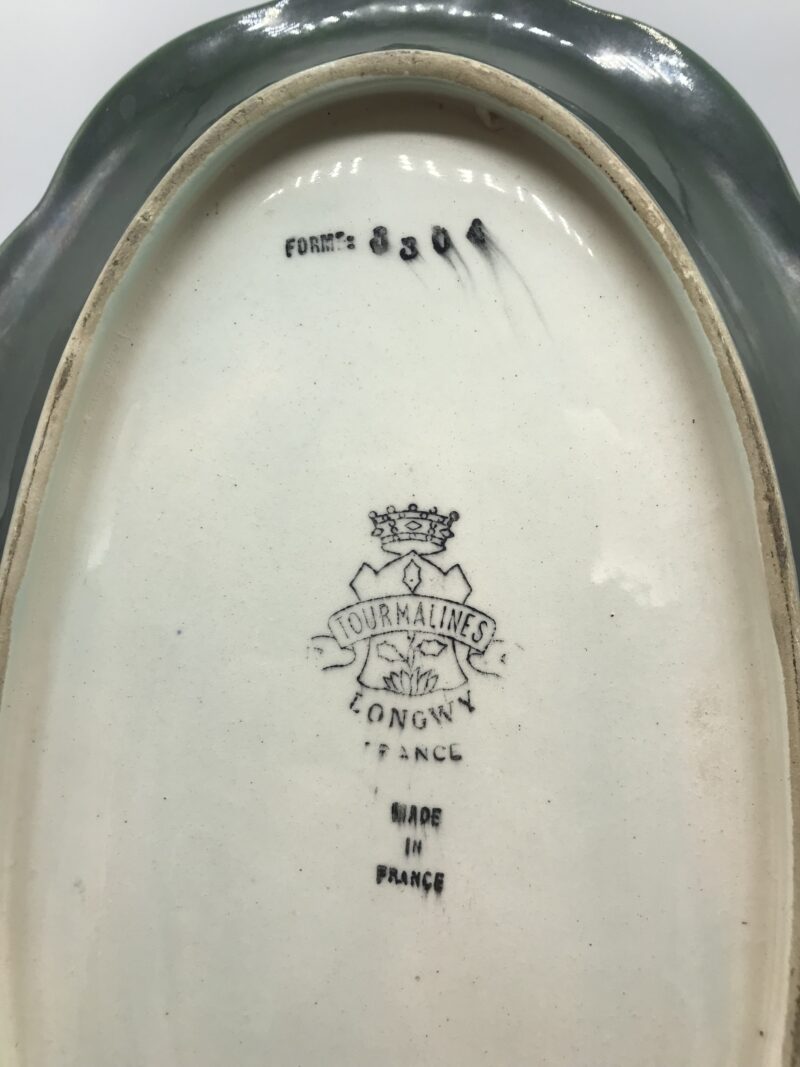 Plat Longwy Tourmaline 1950 – Image 8