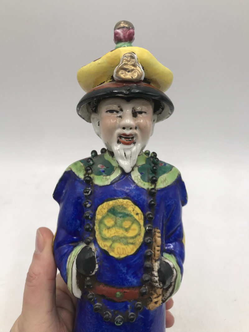 Statue empereur porcelaine – Image 6