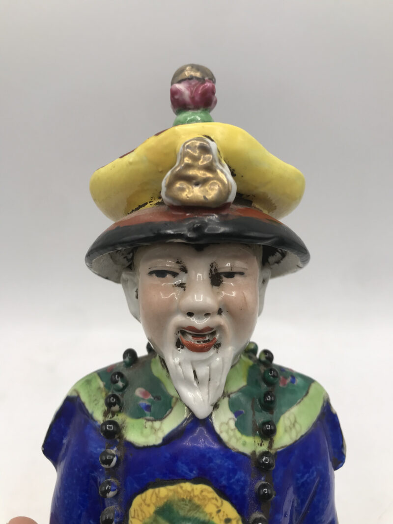Statue empereur porcelaine – Image 7