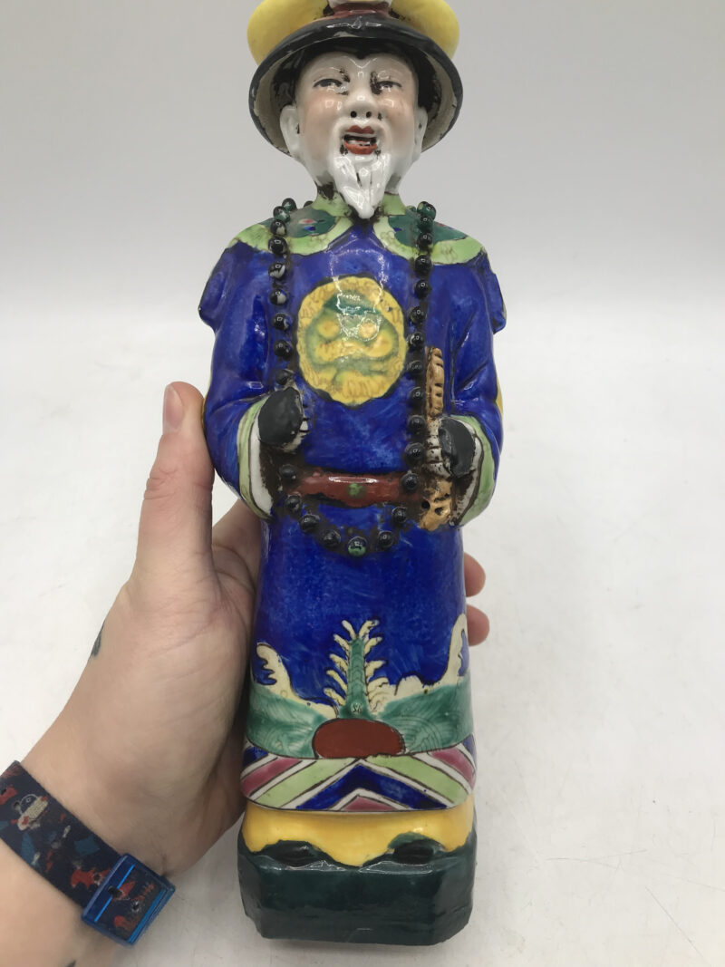 Statue empereur porcelaine – Image 8