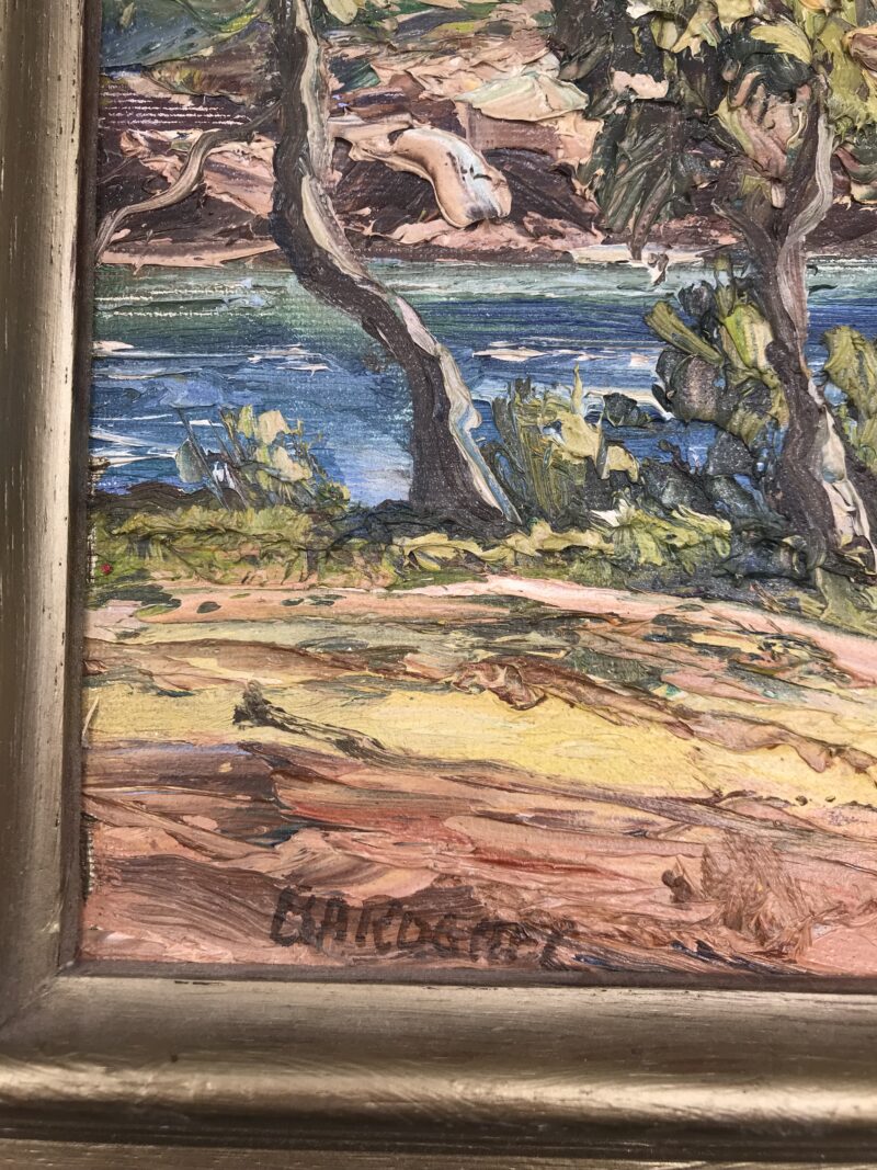 Duo de tableaux anciens signés – Image 17