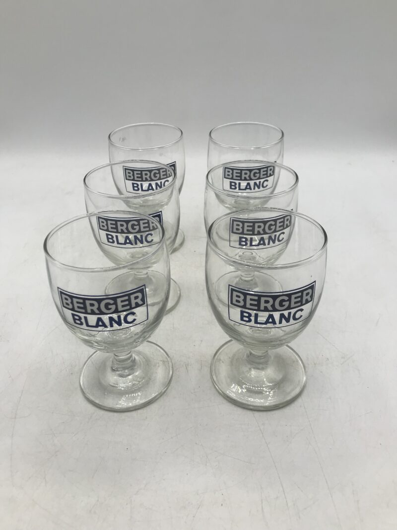 Lot de 6 verres Berger Blanc – Image 3