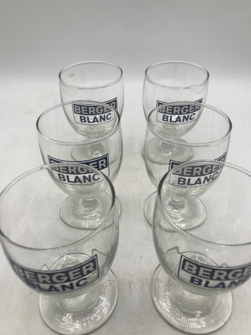 Lot de 6 verres Berger Blanc – Image 4