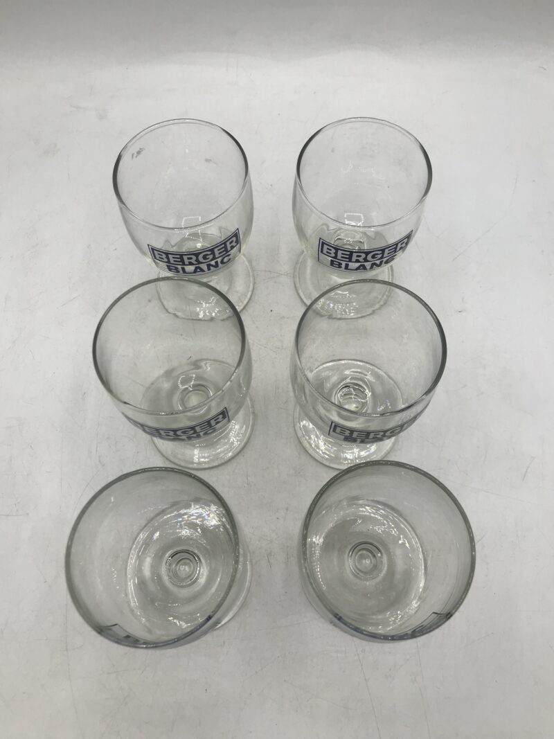 Lot de 6 verres Berger Blanc – Image 5