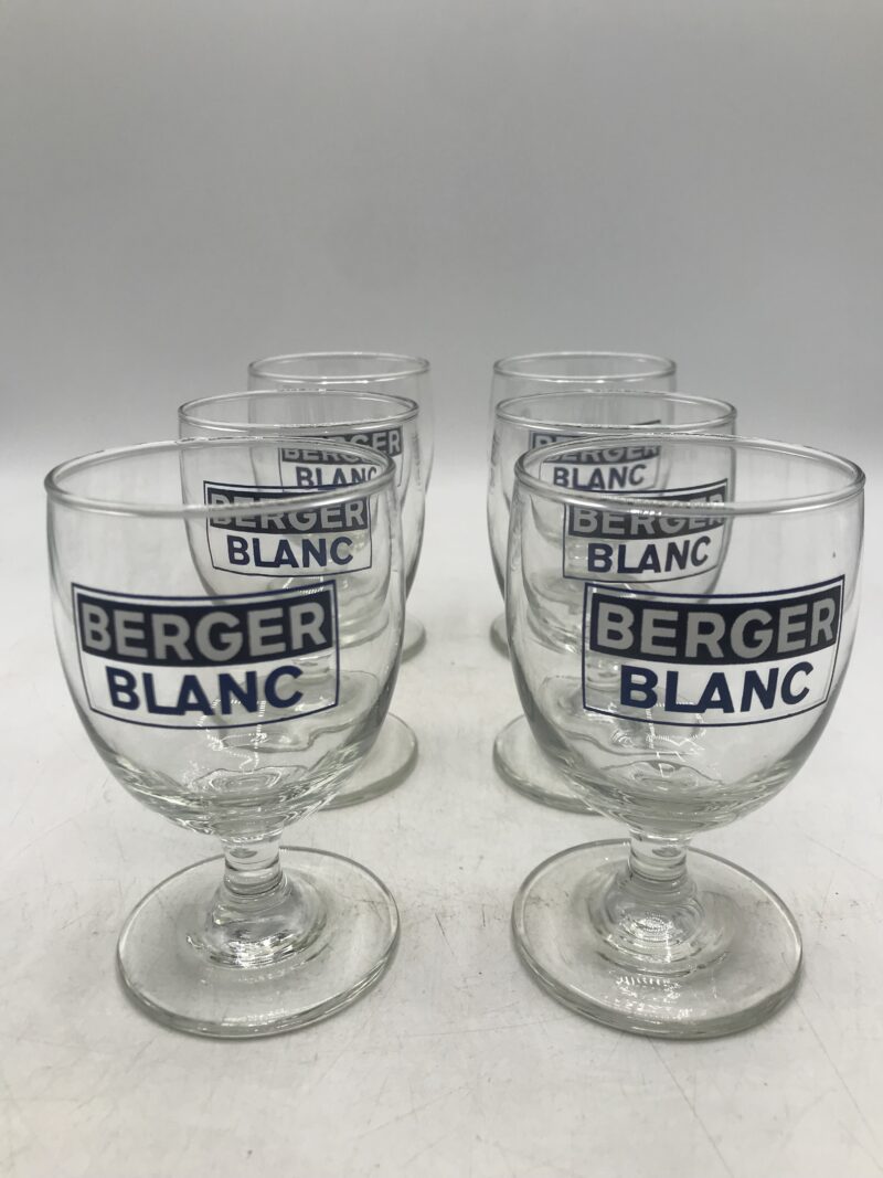 Lot de 6 verres Berger Blanc – Image 7