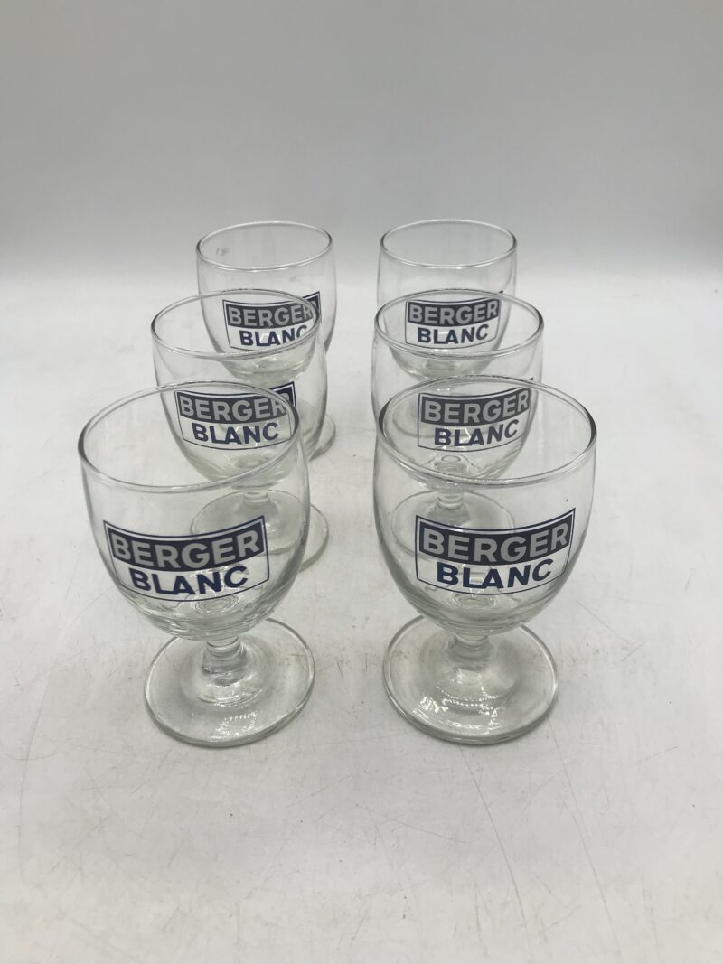 Lot de 6 verres Berger Blanc – Image 8