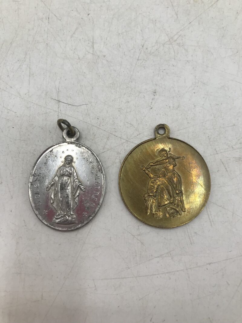 Duo de médailles anciennes – Image 3