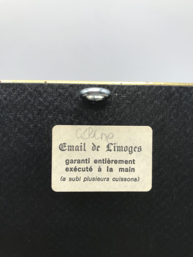 Cadre en émaux signé Limoges – Image 3