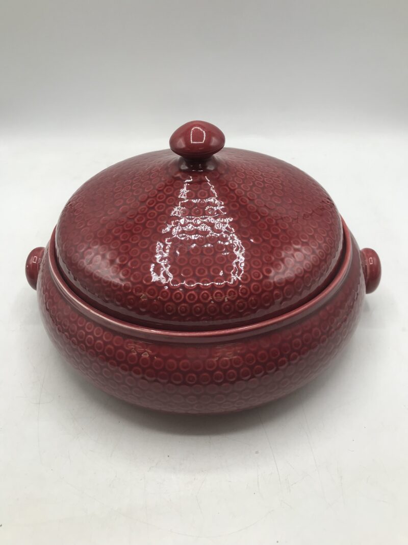 cocotte Gien bordeaux vintage