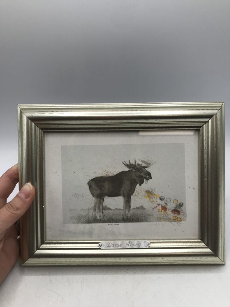 Lithographie encadré Lasse Aberg Suède – Image 9