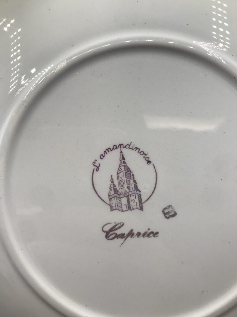 Service de 8 assiettes L'Amandinoise – Image 6