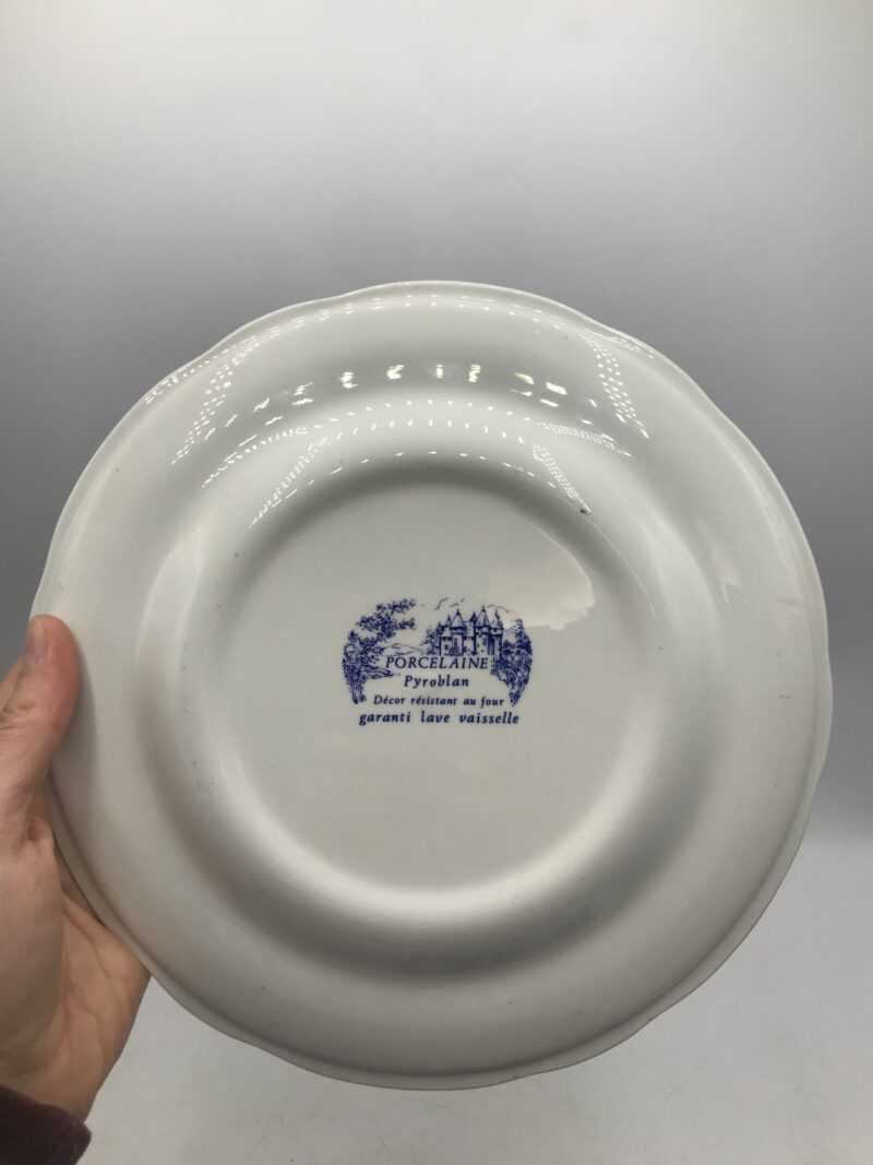 Lot de 4 assiettes porcelaine Pyroblan B.P – Image 5