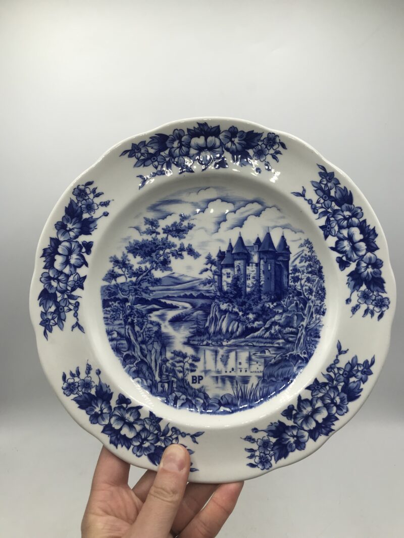 Lot de 4 assiettes porcelaine Pyroblan B.P – Image 6