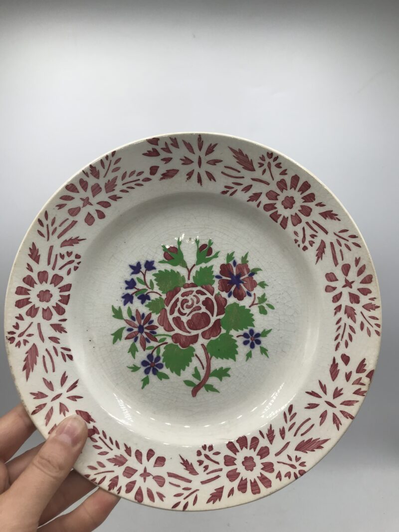 Lot de 4 assiettes Sarreguemines – Image 11