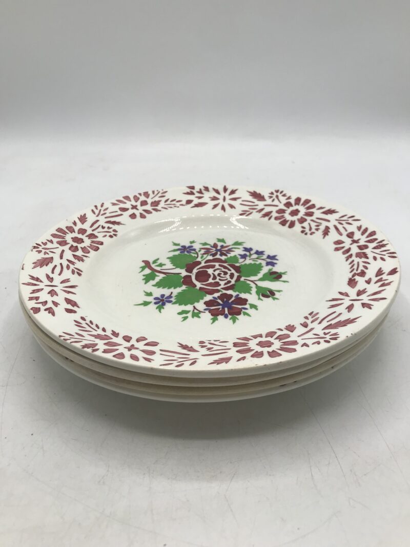 Lot de 4 assiettes Sarreguemines – Image 5