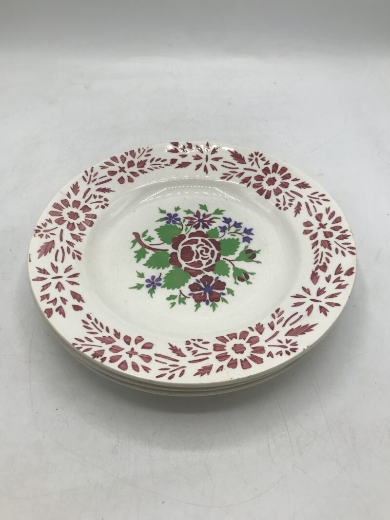 Lot de 4 assiettes Sarreguemines – Image 6